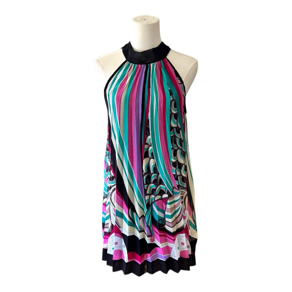 M Heart M Sleeveless Pleated Fully Lined Dress Size Large Like New